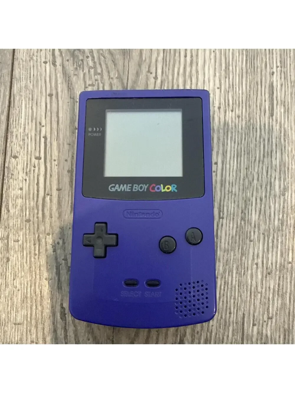 Nintendo Game Boy Color Model CGB-001 Purple - Incomplete